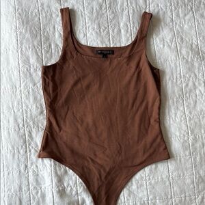 Banana Republic Chocolate Brown Tank bodysuit